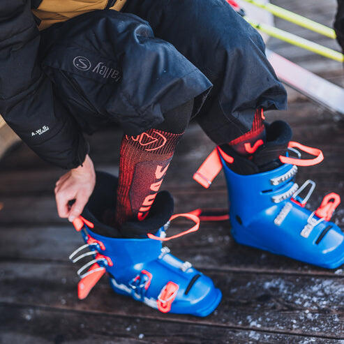 Chaussettes de ski et techniques pour enfant -Lot de 2 paires  Ski Expert Junior 4/4