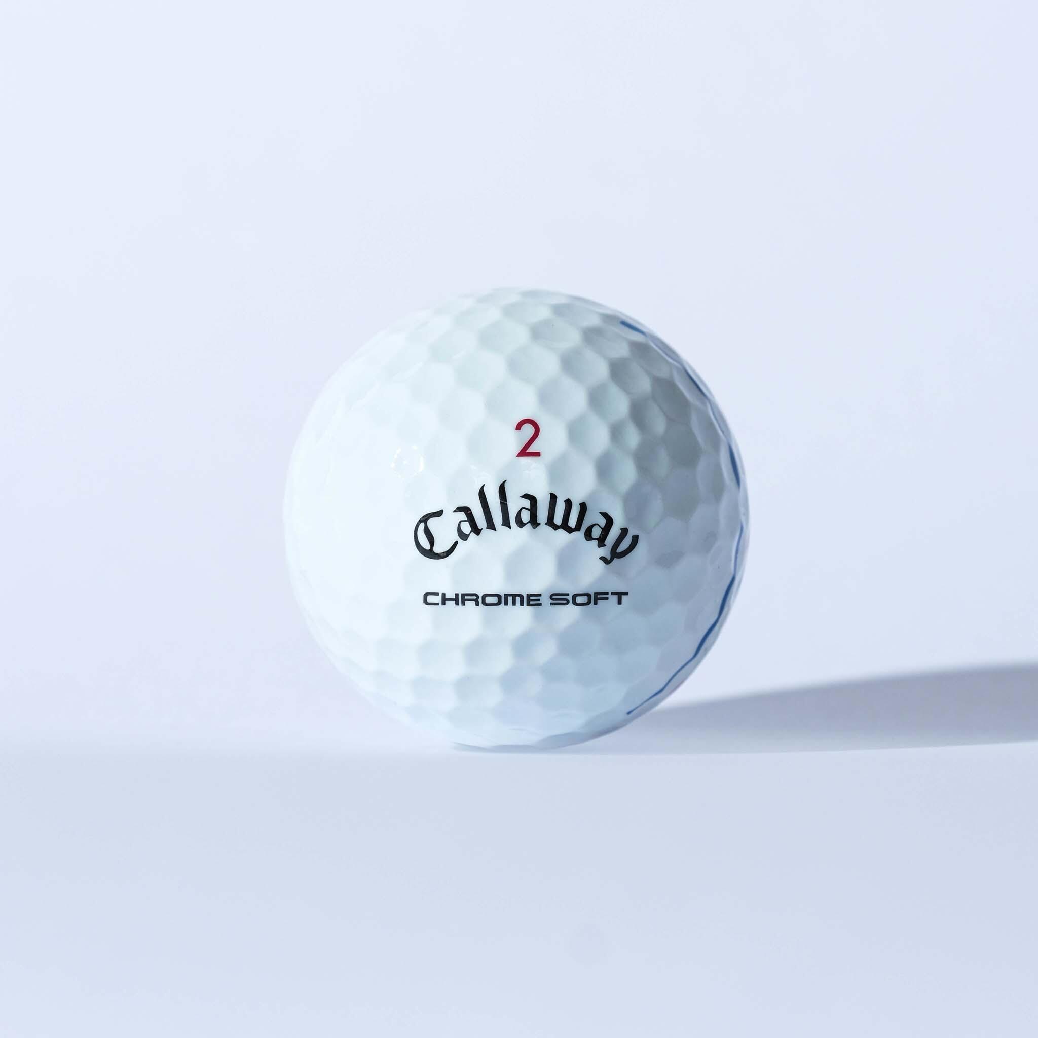 12 Balles de Golf d'Occasion Callaway AAAA - Modèle Chrome Soft Triple Track 2/7