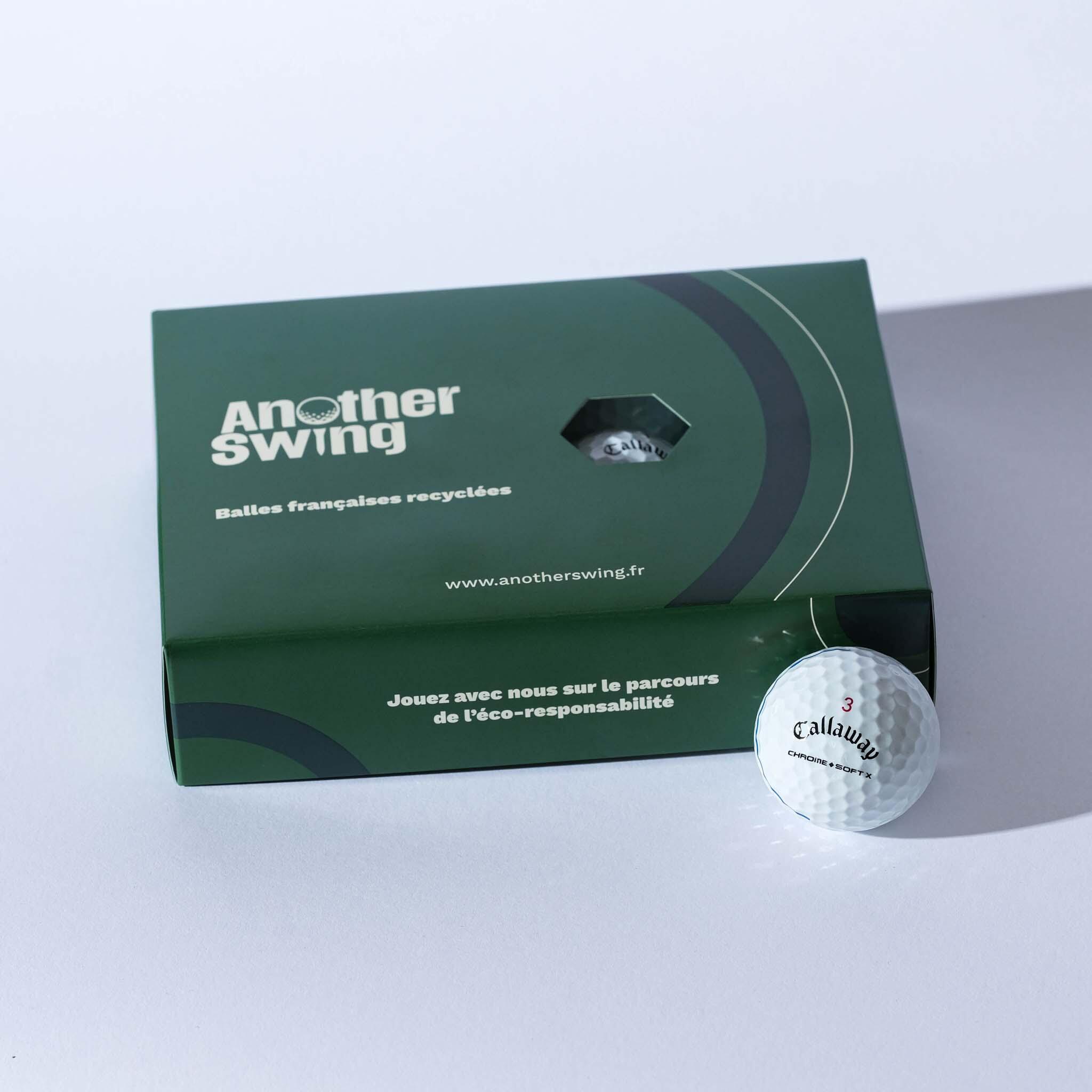 12 Balles de Golf d'Occasion Callaway AAAA - Modèle Chrome Soft Triple Track 4/7