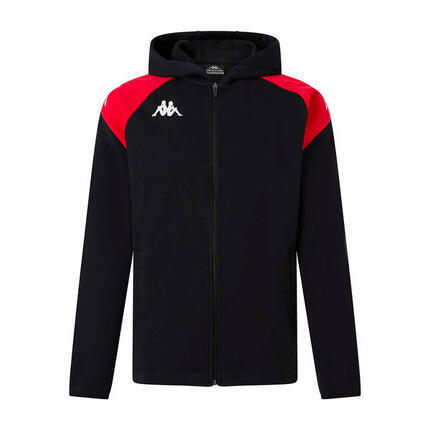 Veste à capuche manches longues garçon Liantozi noir