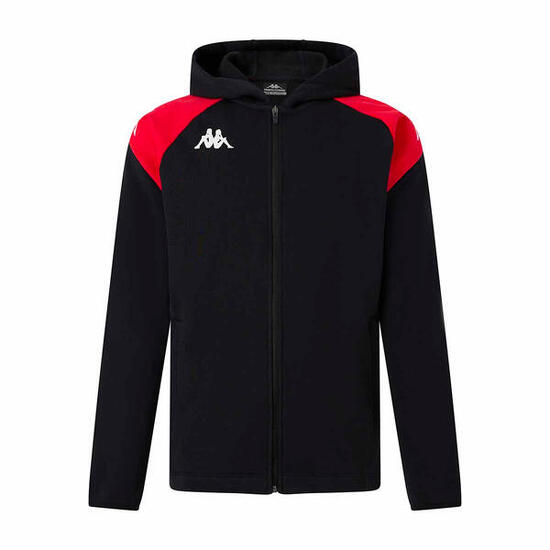 Veste à capuche manches longues garçon Liantozi noir