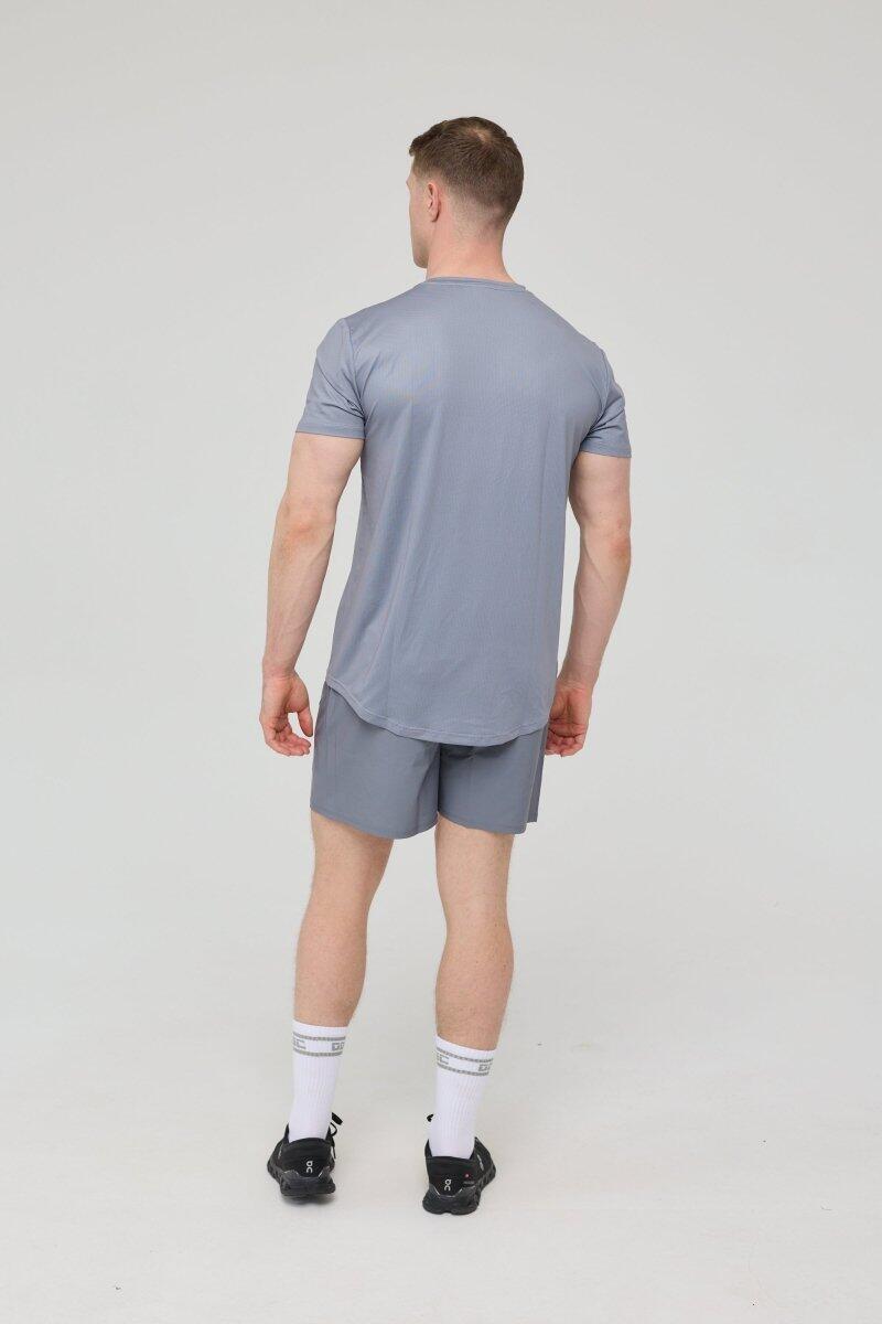 Heren Fitness Sport T-Shirt Elite Grijs 5/5