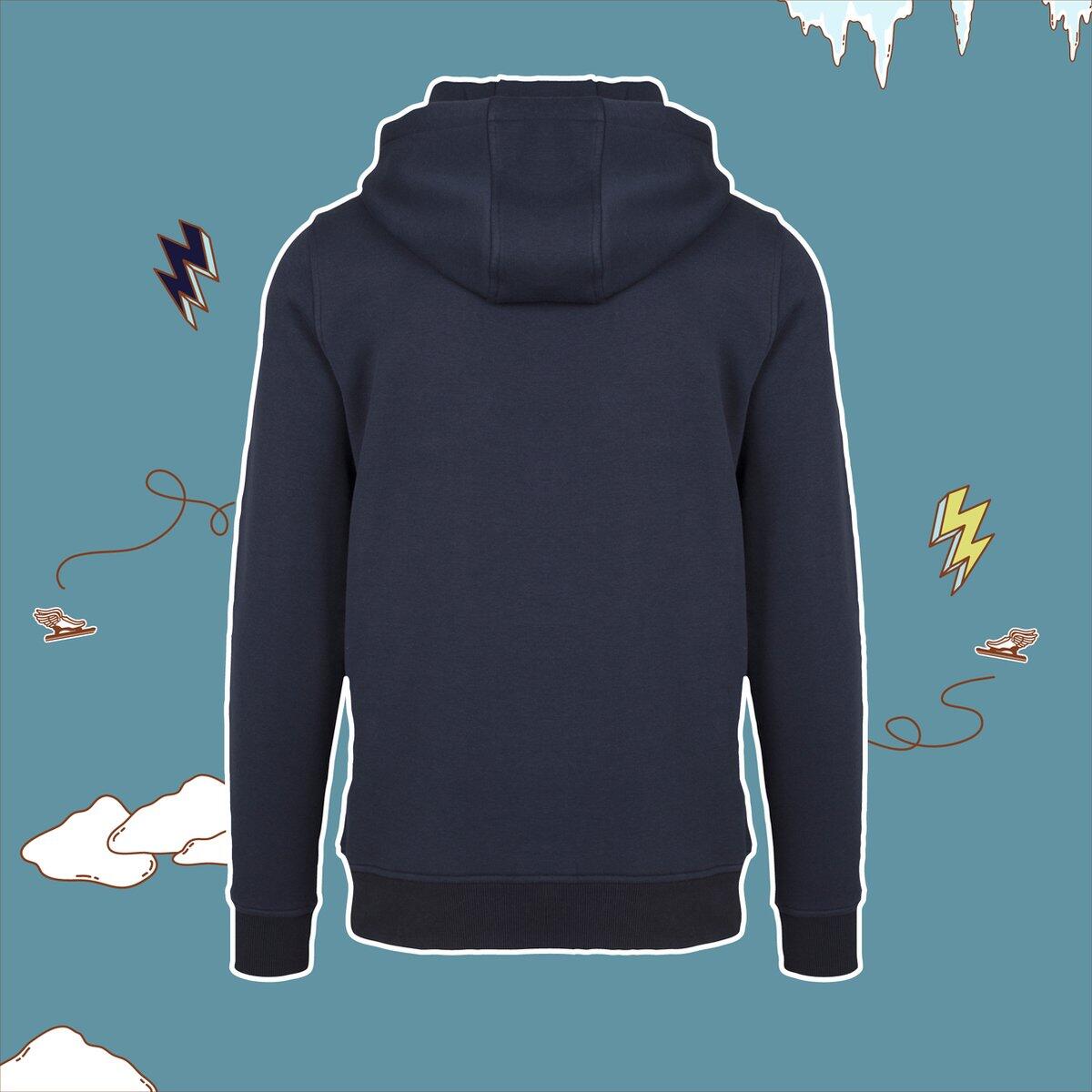 Schaatsen Hoodie SCHAATSR. Navy 2/3