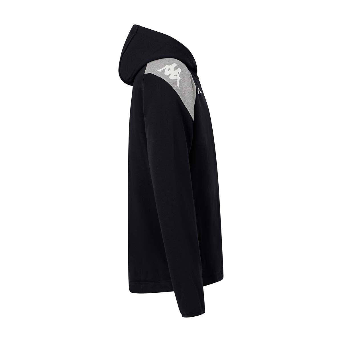 Veste à capuche manches longues garçon Liantozi noir 2/4
