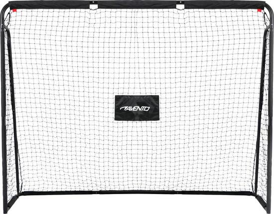 But de football en acier avec filet cible - 300 x 200 x 91,5 cm