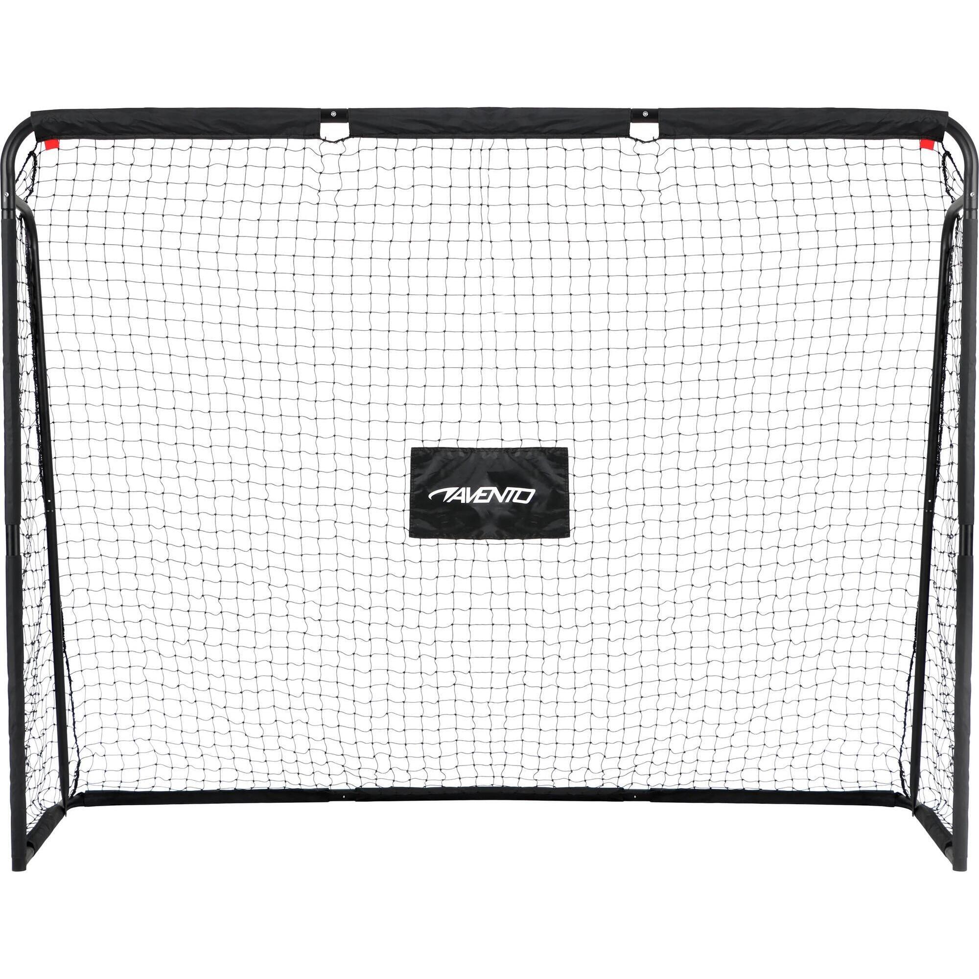 Avento - But De Football En Acier Avec Filet Cible - 220 X 170 X 76 Cm - But - Noir - No Size - Decathlon