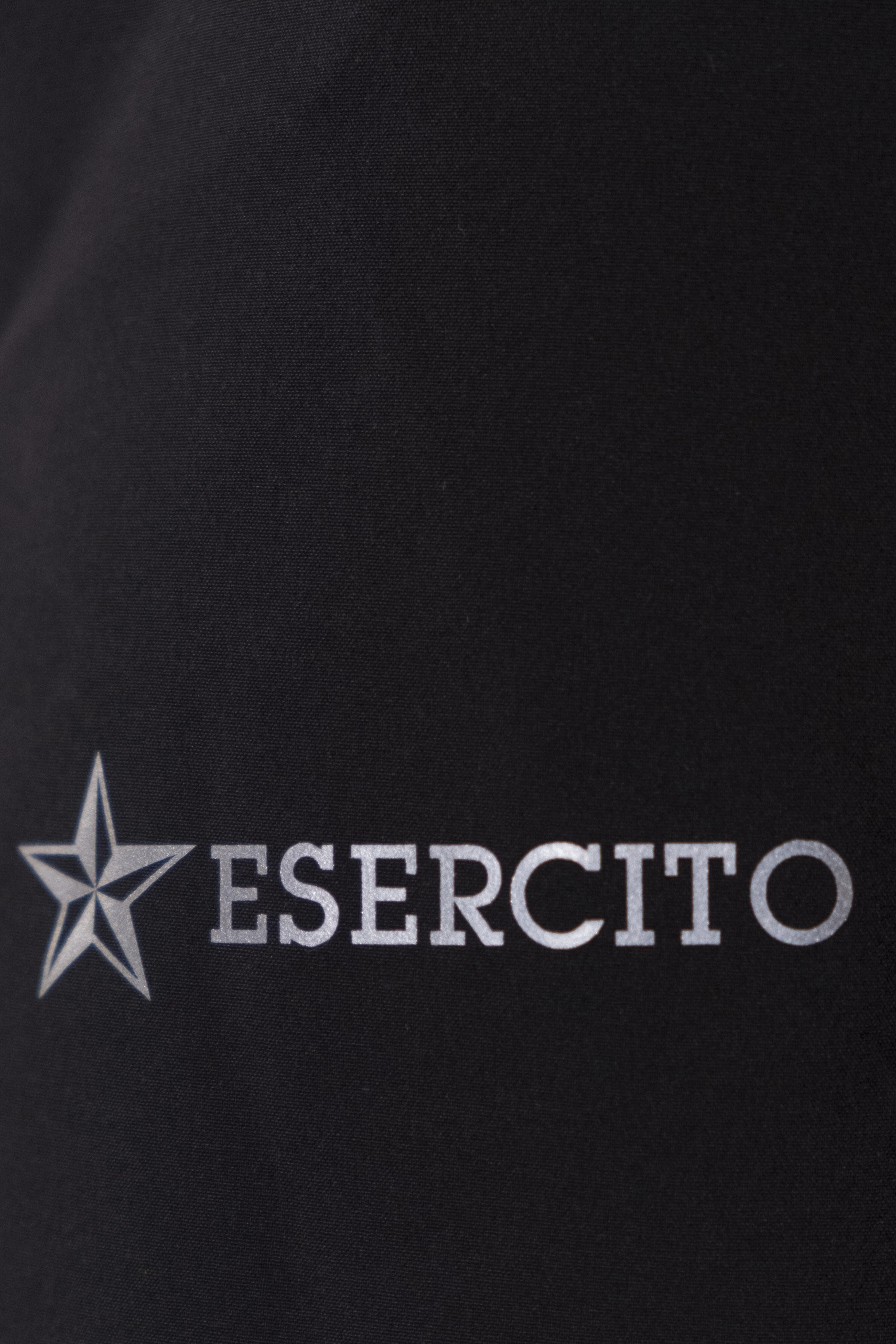 Pantaloncini Esercito running neri uomo 3/4
