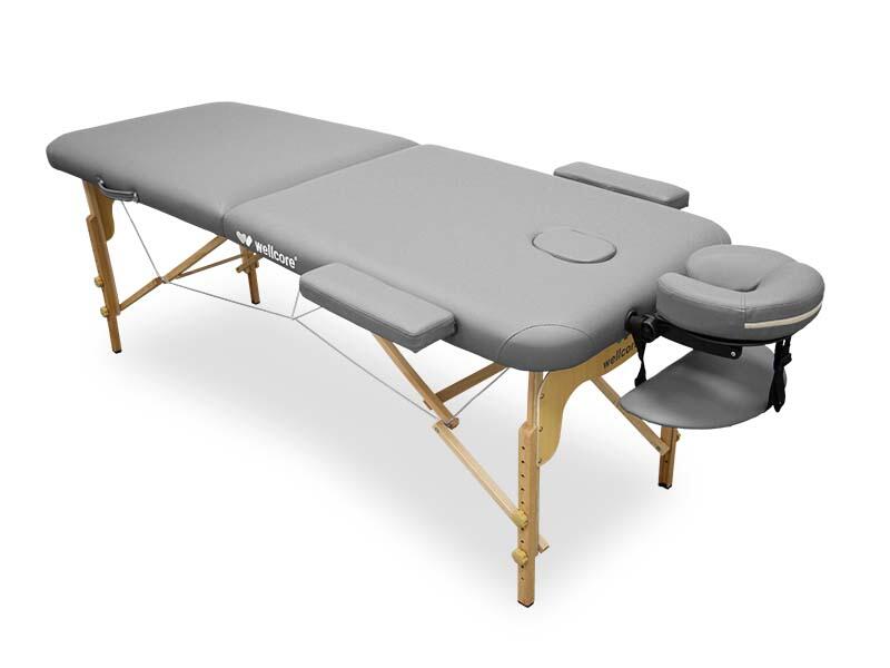 WELLCORE Lettino da massaggio pieghevole in legno WELLCORE 185 x 65 cm