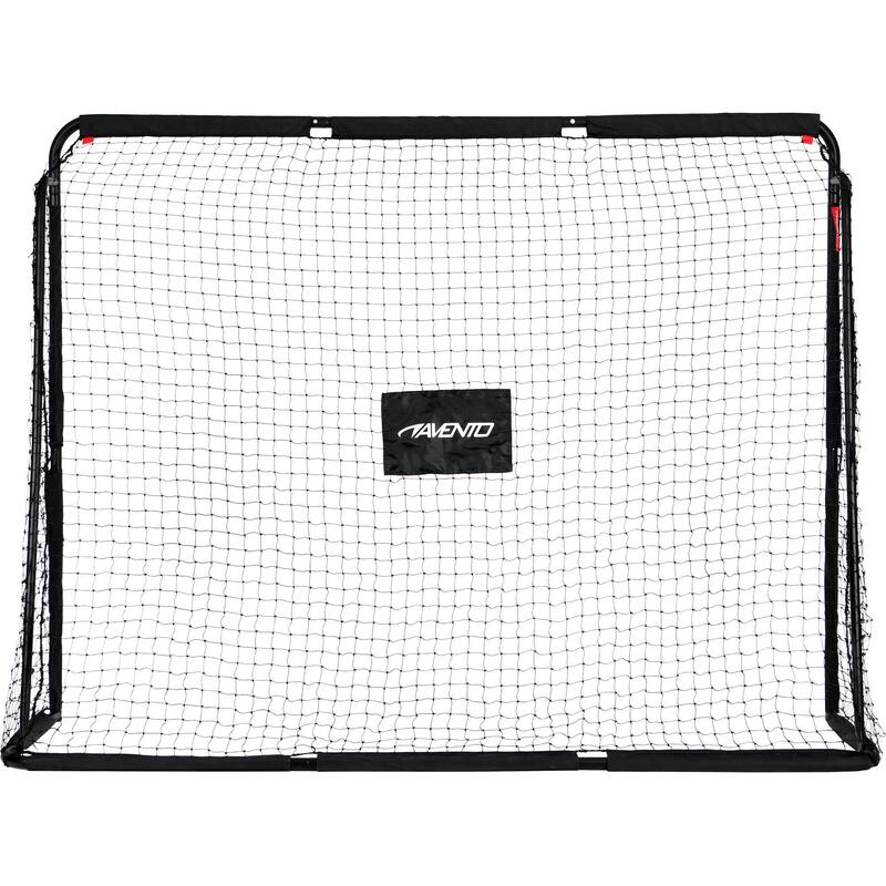 Poartă fotbal din oțel Avento Target 220 x 170 x 76 cm, negru