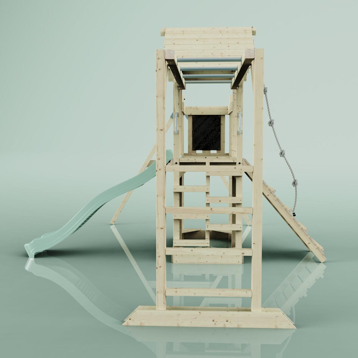 Spielturm Malmö in Mintgrün - 358 × 400 × 275 cm 3/6