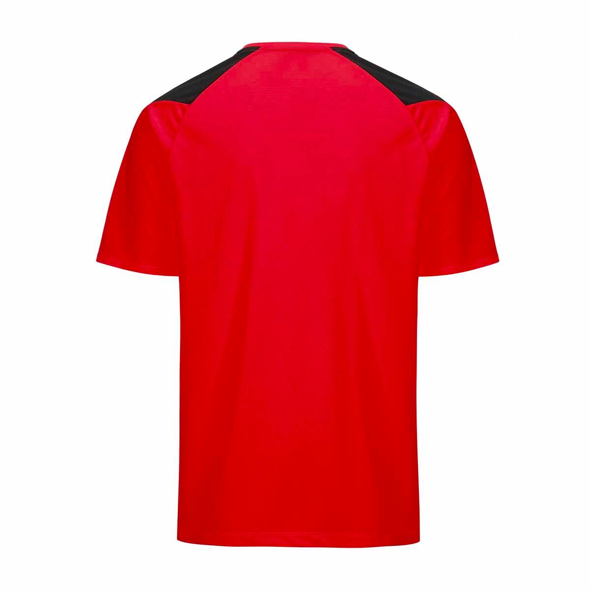 Kappa Loreto Trikot Kurzarm Herren - Rot / Schwarz 4/4