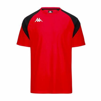 Shirt - Teamsport - Heren - Loreto - Slim fit - Rood/Zwart