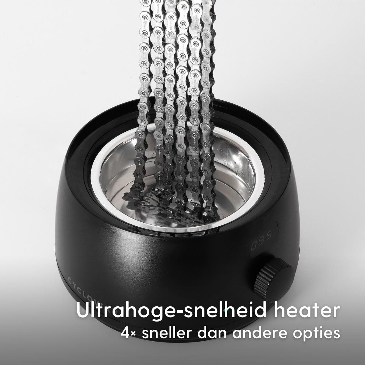 Cyclowax Kit cire chaîne - Nettoyeur chaîne vélo - Campagnolo Ekar 13S EU inclus 3/7