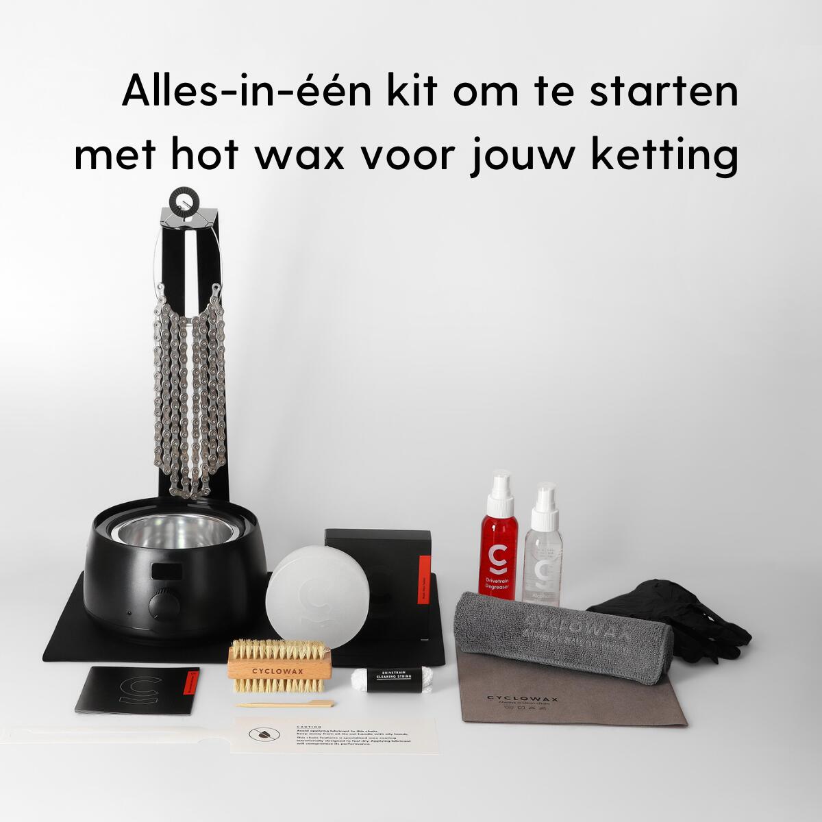 Cyclowax Kit cire chaîne - Nettoyeur chaîne vélo - Campagnolo Ekar 13S EU inclus 2/7