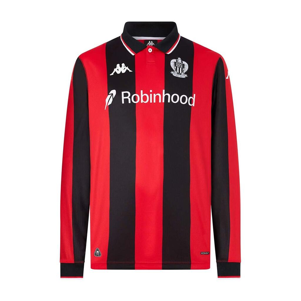 OGC Nice Home Long Sleeve Shirt 2025/26