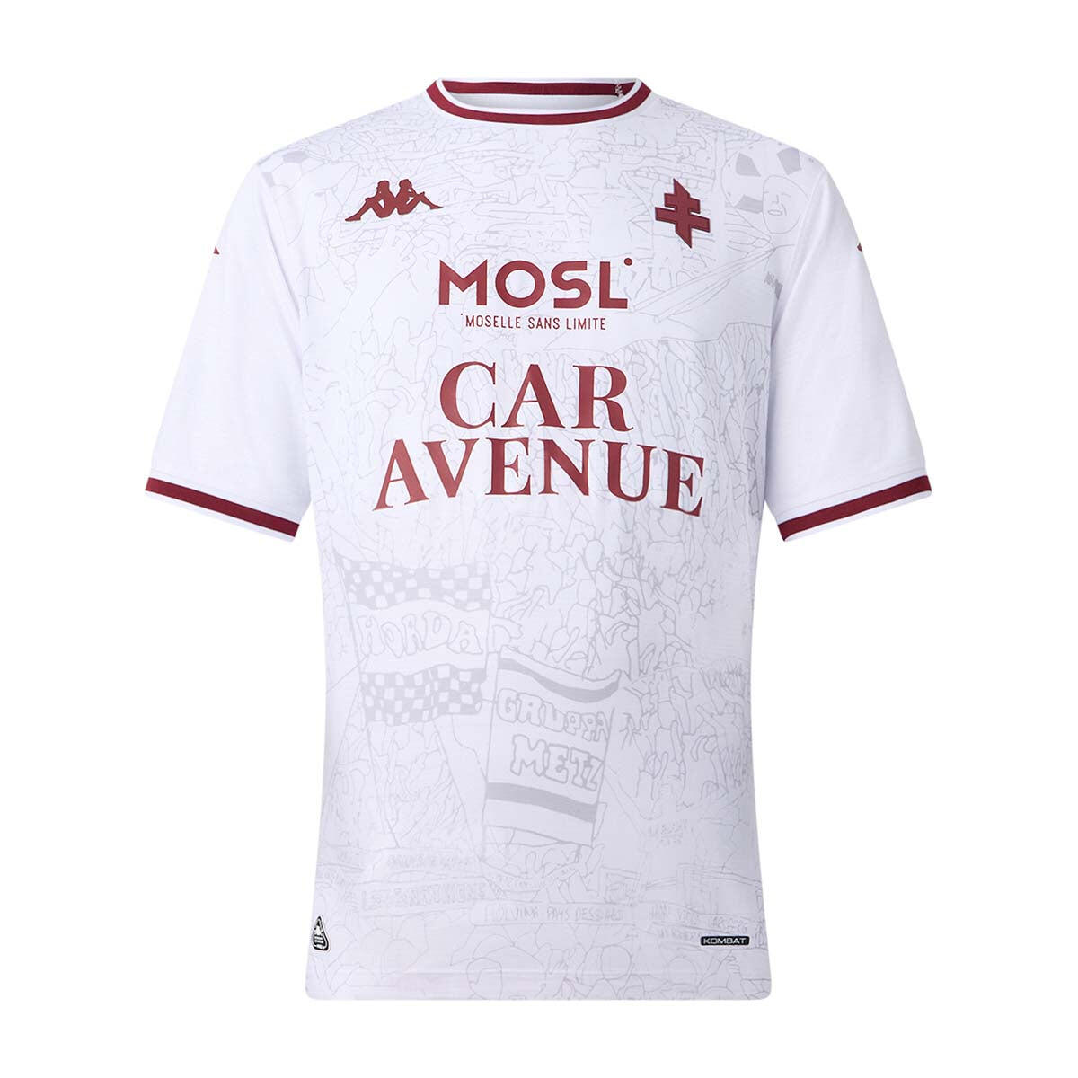 Maillot Kombat Pro Away homme FC Metz 25/26 1/4