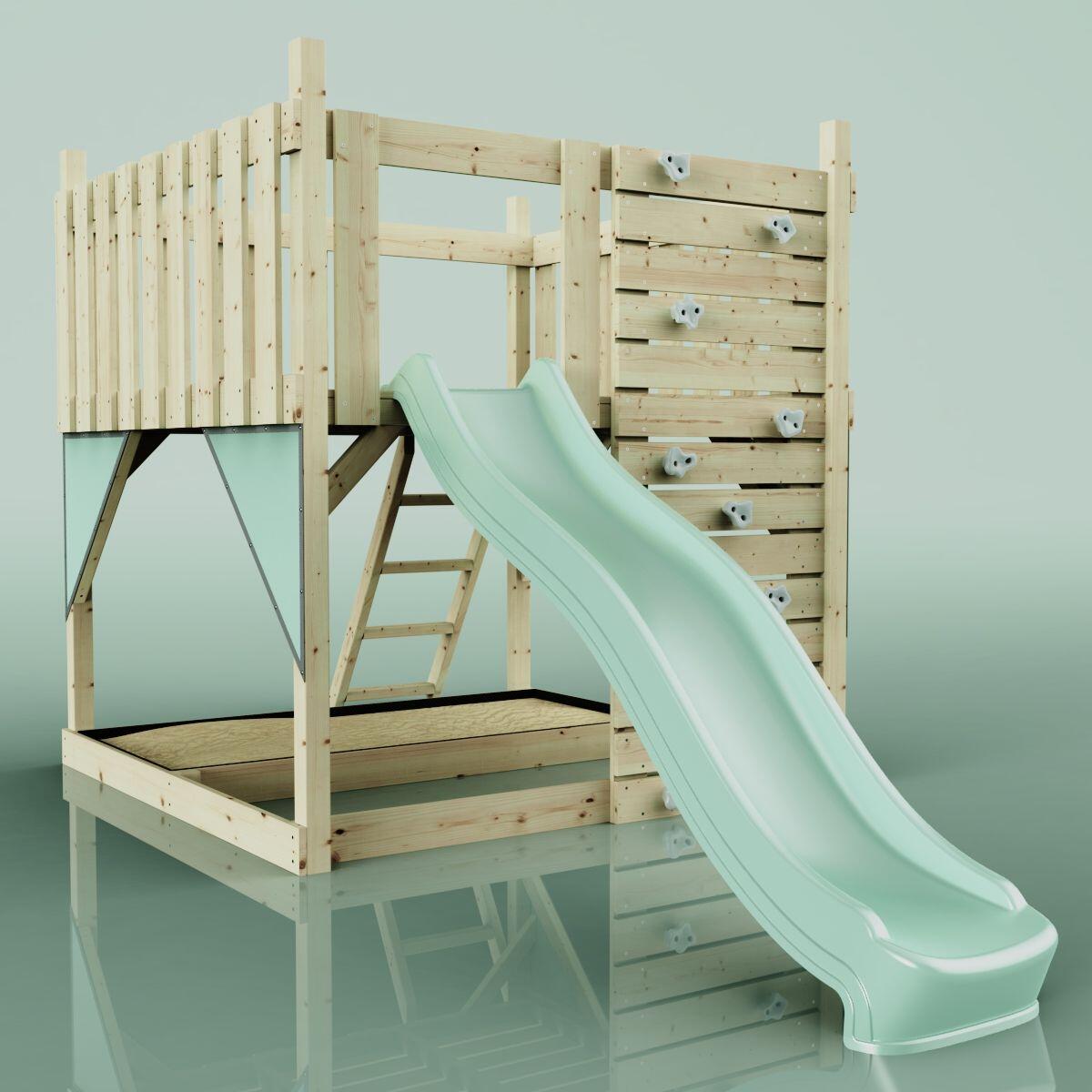 Plattform Sternenhimmel in Mintgrün - 415 × 190 × 204 cm 6/6