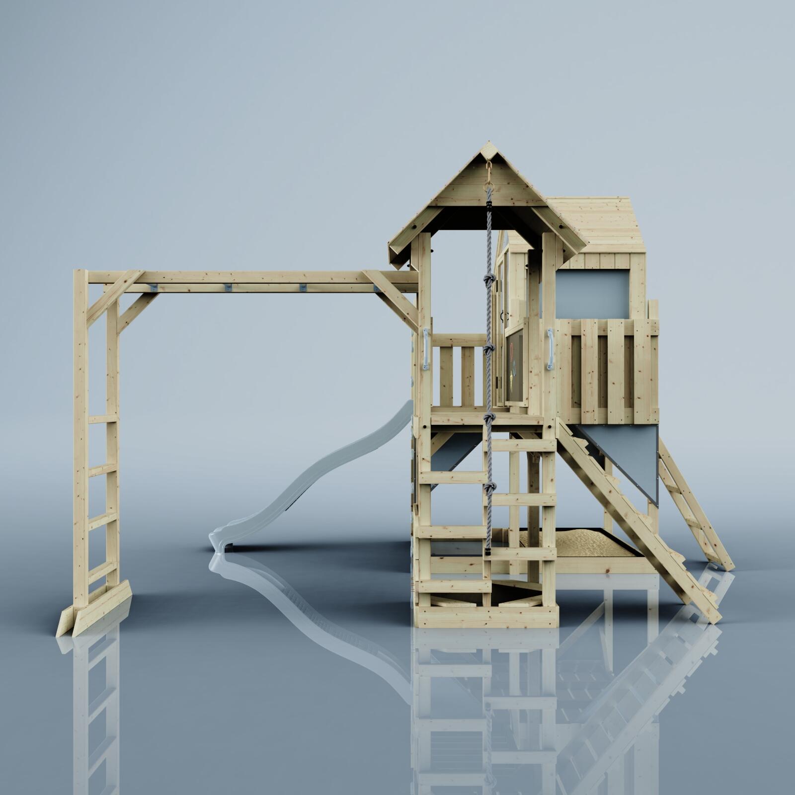 Spielturm Luna in Eisblau - 406 × 444 × 291 cm 2/5