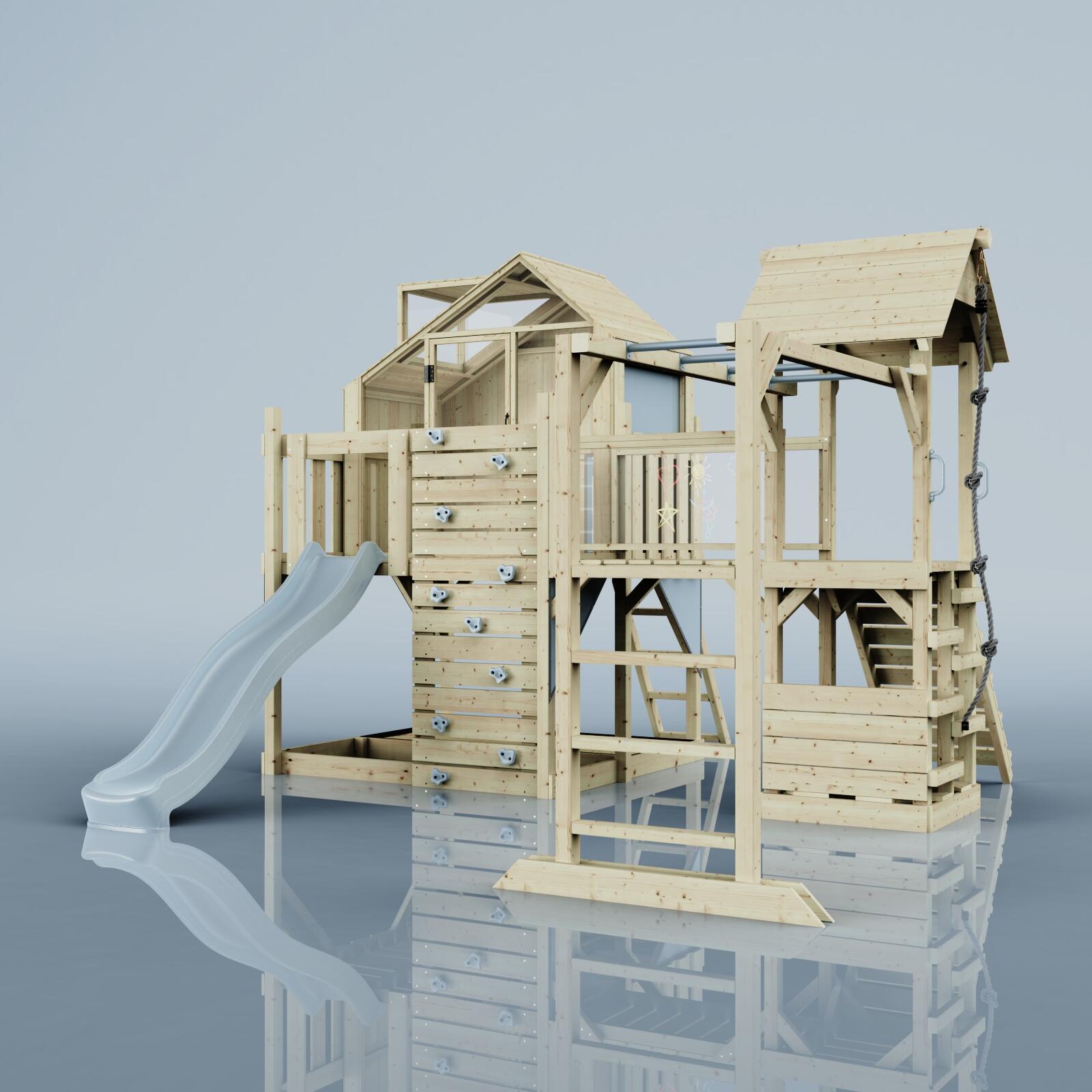 Spielturm Luna in Eisblau - 406 × 444 × 291 cm 5/5