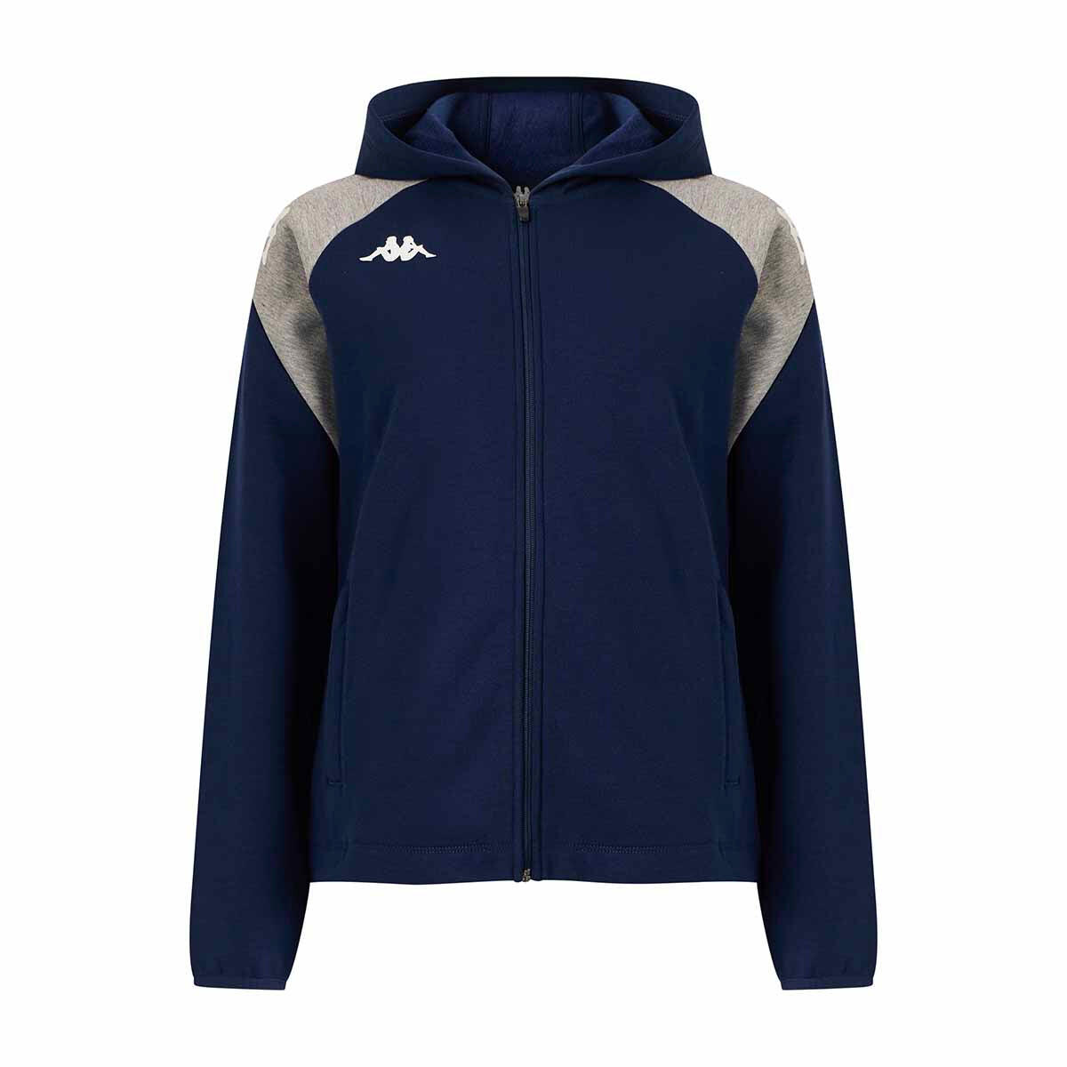 Veste à capuche manches longues femme Liantazi bleu 2/7