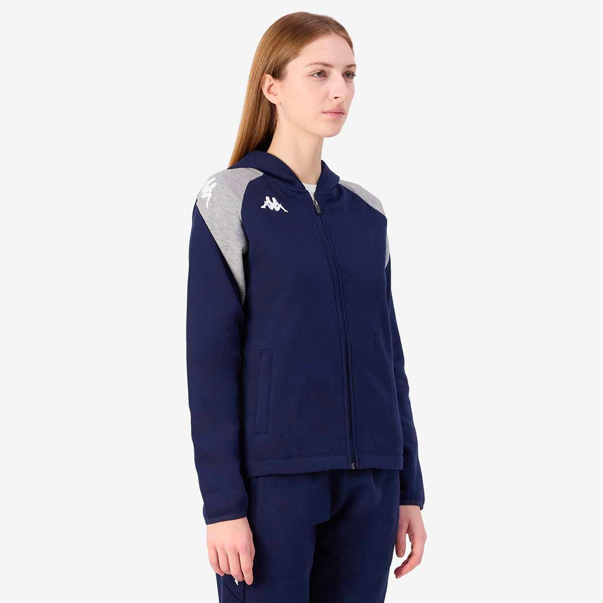Veste à capuche manches longues femme Liantazi bleu 5/7