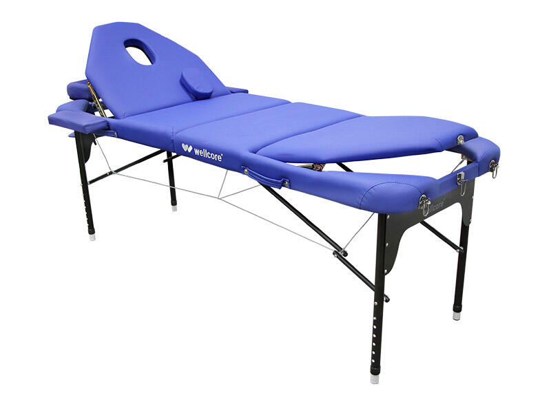 WELLCORE Lettino pieghevole in alluminio WELLCORE 185 x 65 cm con doppio