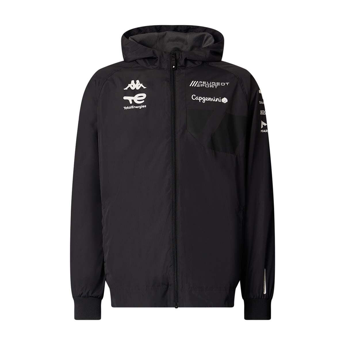 Kappa - Veste À Capuche Asteozip Homme Peugeot Sport 2025 - Veste - Noir - Decathlon