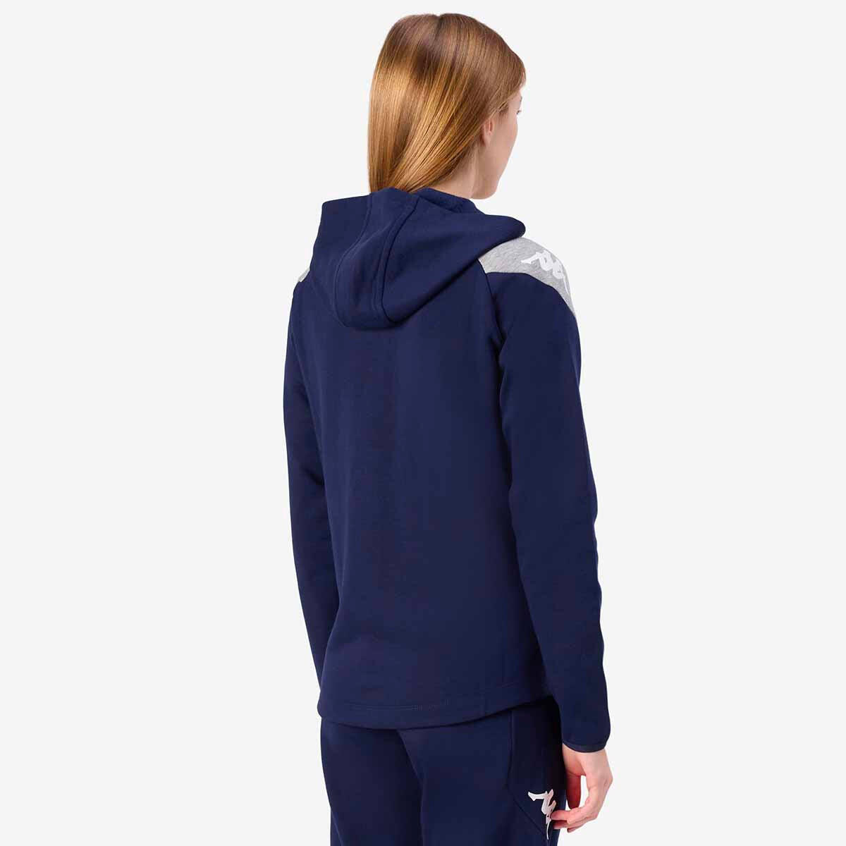 Veste à capuche manches longues femme Liantazi bleu 6/7