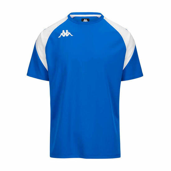 Maglie gioco da bambino in poliestere riciclato blu da calcio