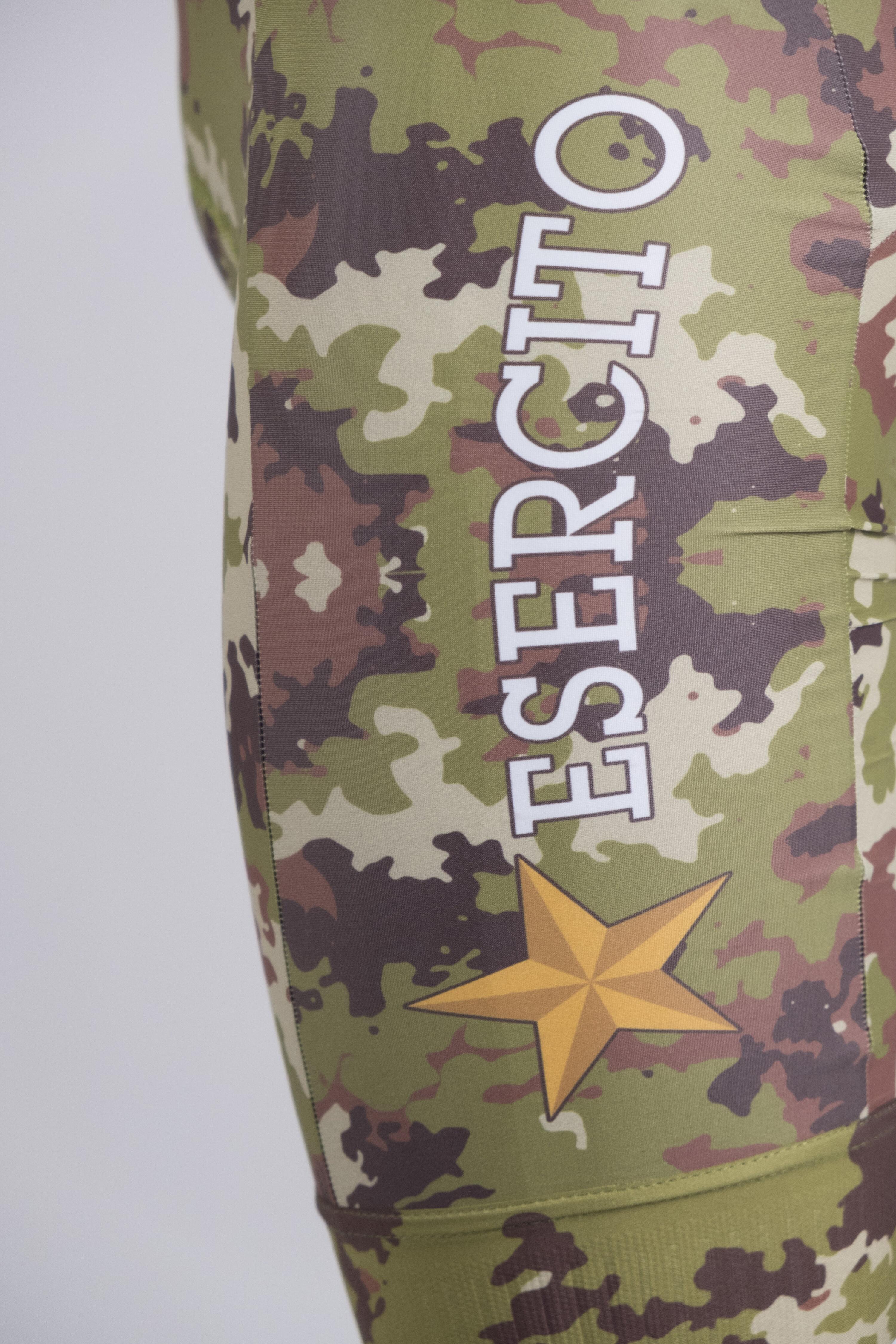 Salopette ciclismo Esercito camouflage uomo 2/3