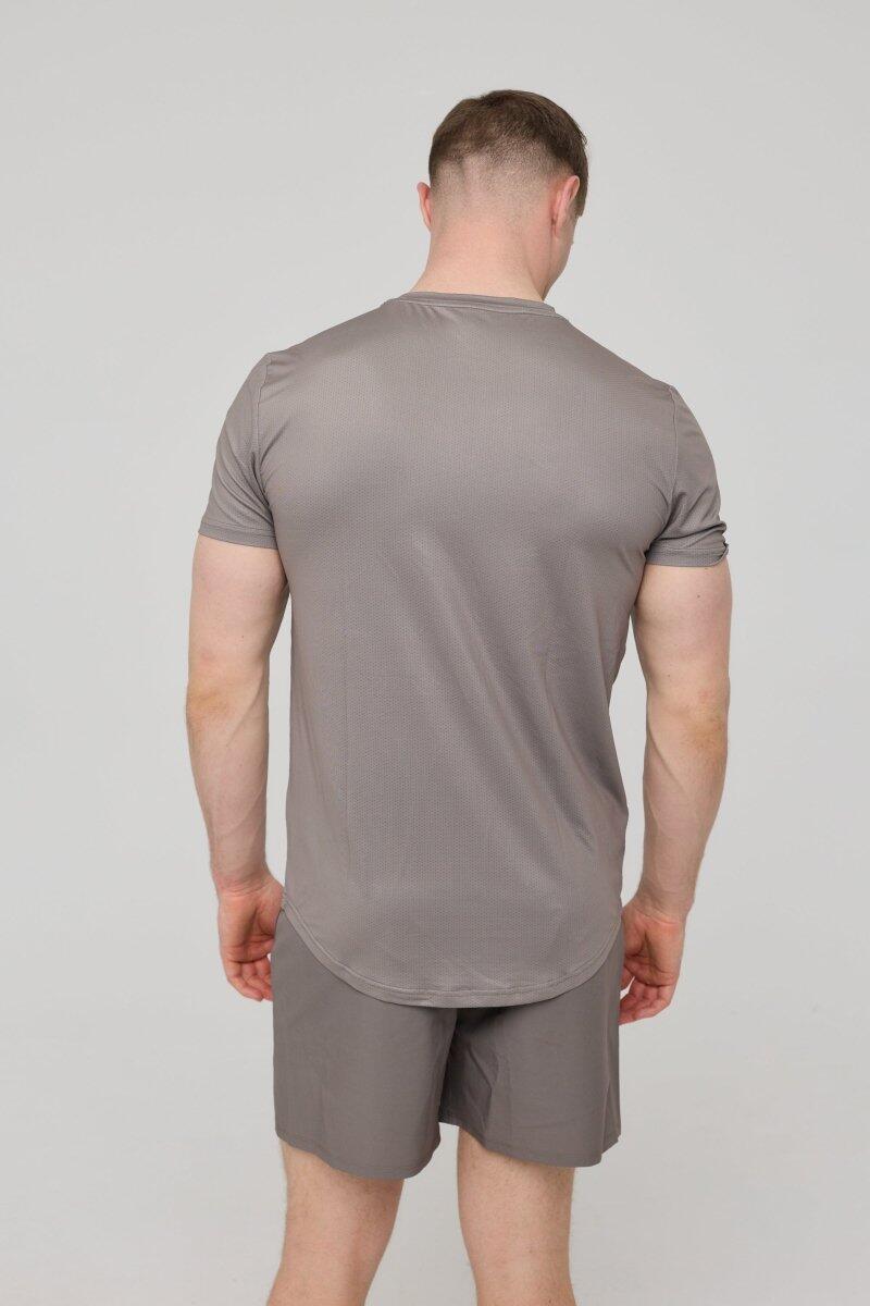 Elite Gym T-shirt Khaki - Heren 2/6