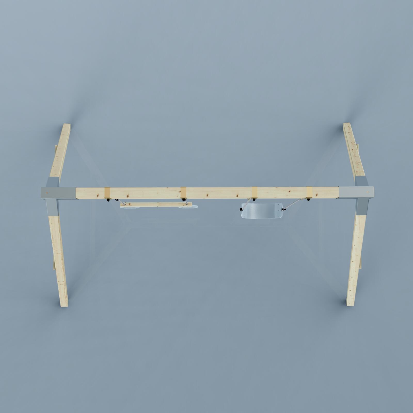 Schaukel Tukan in Eisblau - 182 × 286 × 212 cm 6/6