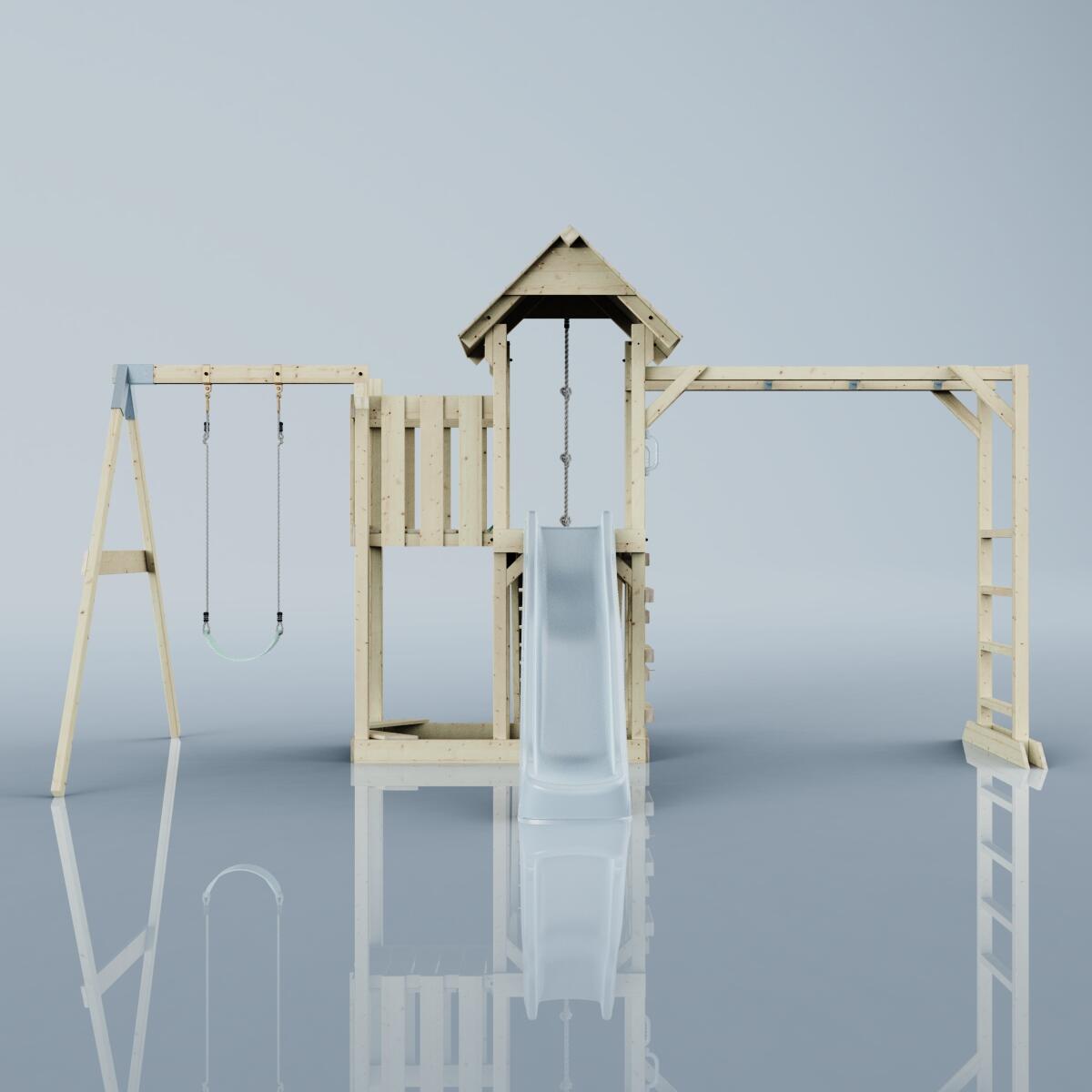 Spielturm Malmö in Eisblau - 358 × 400 × 275 cm 2/6