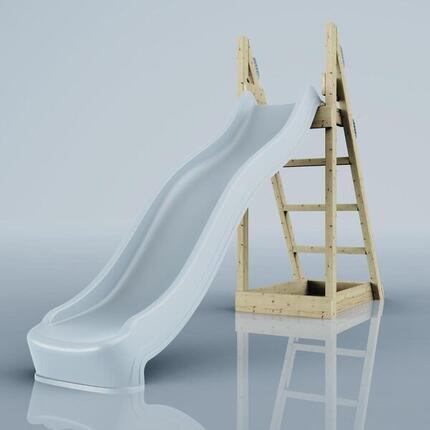 Rutsche Tiger 220 cm in Eisblau - 60 × 285 × 164 cm