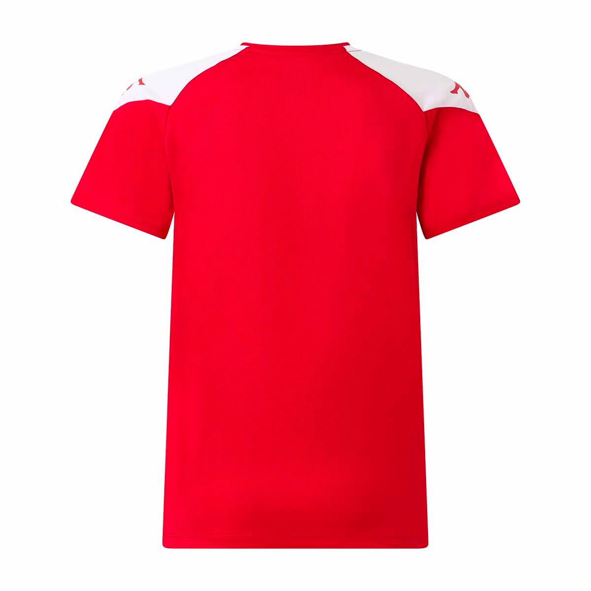 T-shirt multisports femme Lareta rouge 4/4