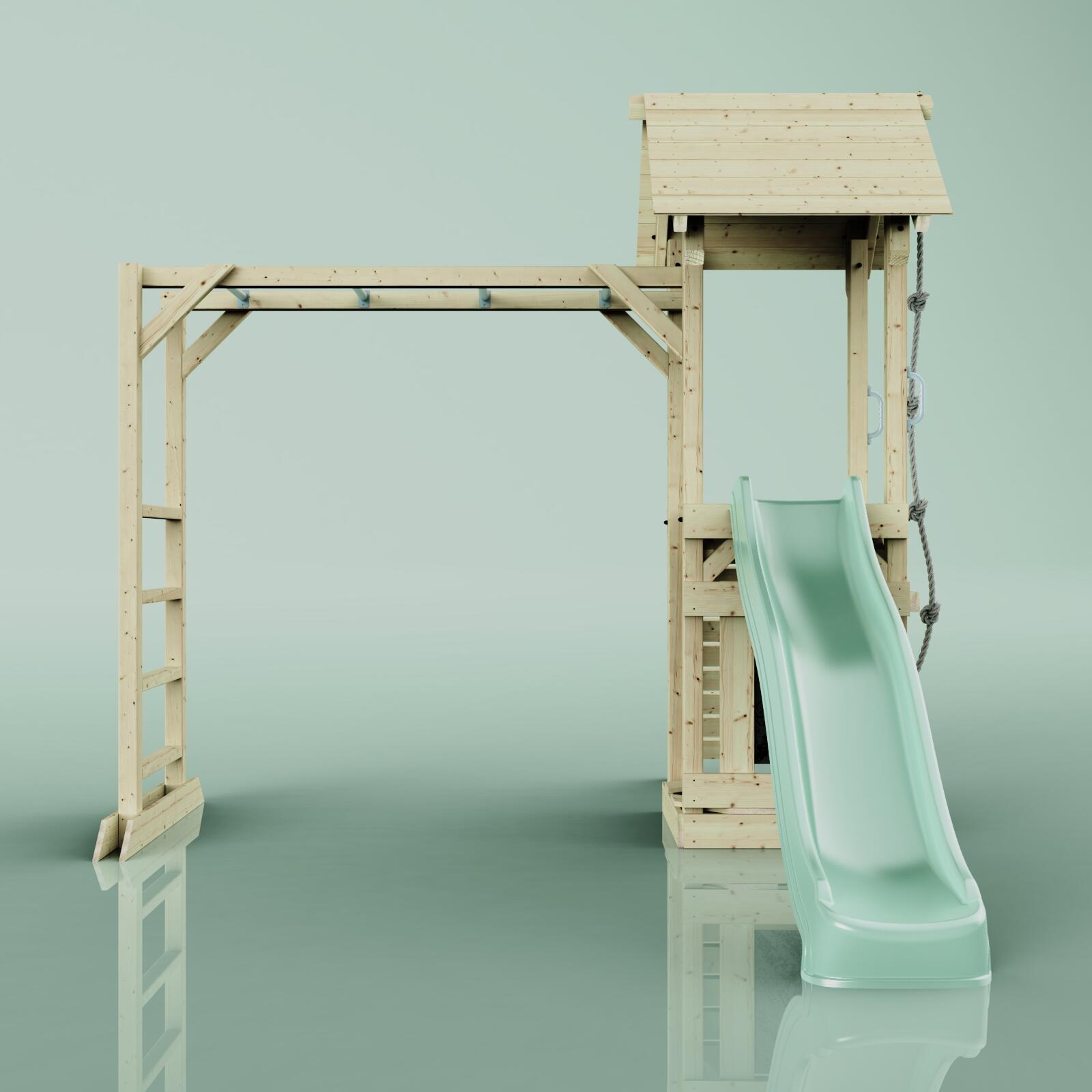 Spielturm Lund in Mintgrün - 358 × 295 × 275 cm 2/6