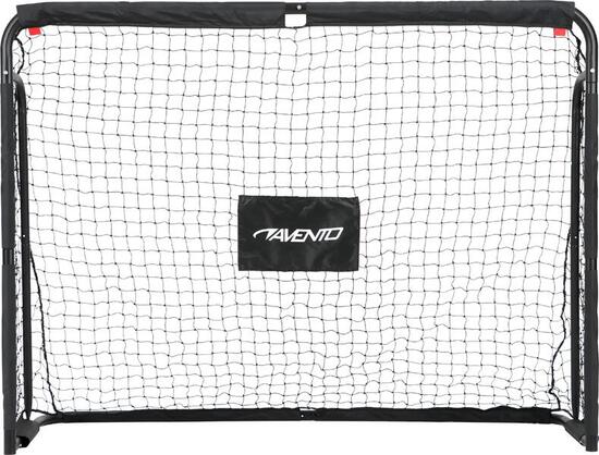 But de football en acier avec filet cible - 160 x 120 x 60 cm