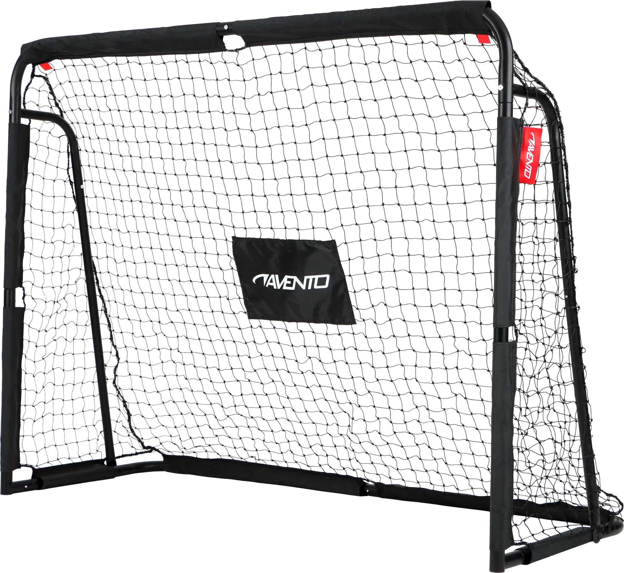 Porta da calcio in acciaio con rete di protezione - 160x120x60 cm 3/7
