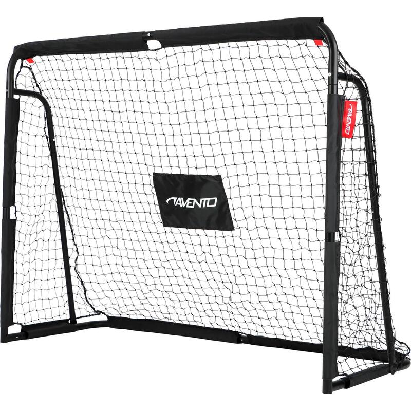 Poartă fotbal din oțel Avento Target 160 x 120 x 60 cm Negru