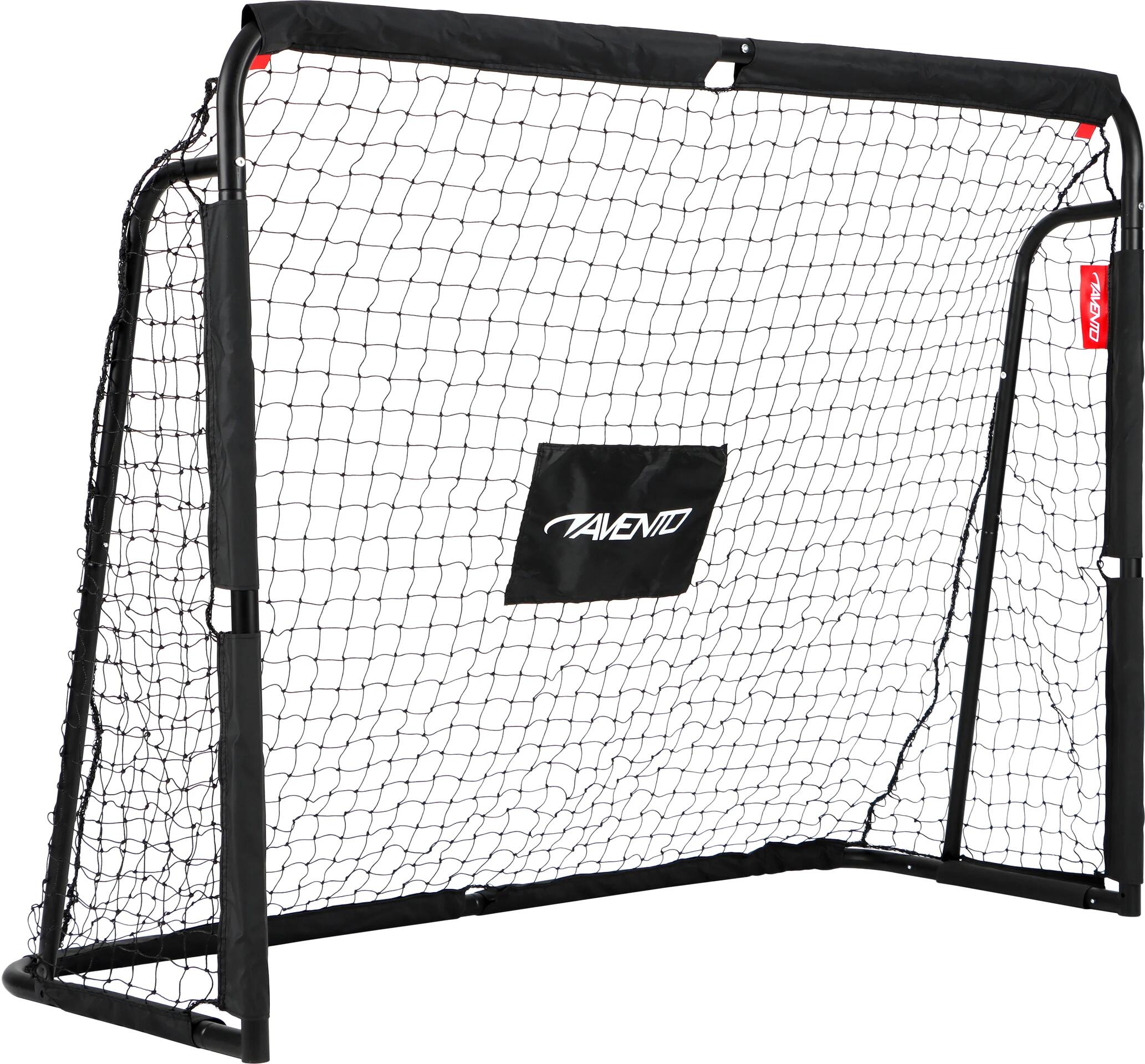 Porta da calcio in acciaio con rete di protezione - 160x120x60 cm 4/7