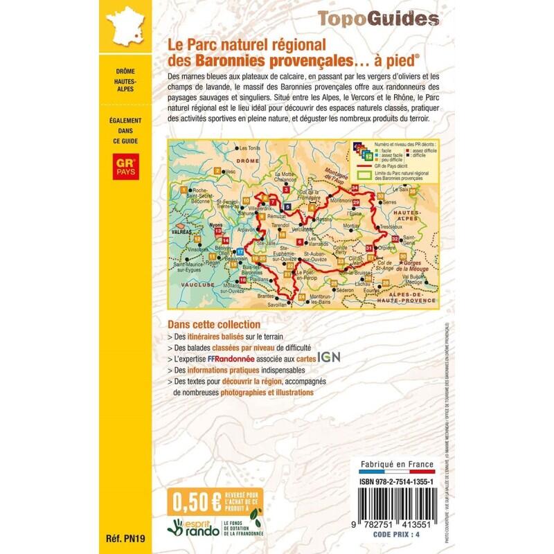 PNR DES BARONNIES PROVENCALES A PIED PN19 2/2