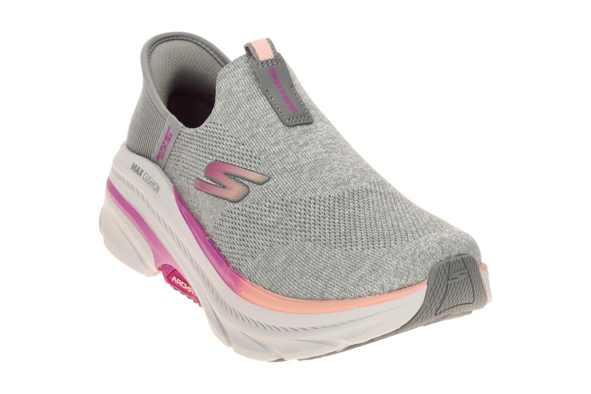Skechers MAX CUSHIONING Schuhe grau Arch Fit SLIP-INs 128945 3/7