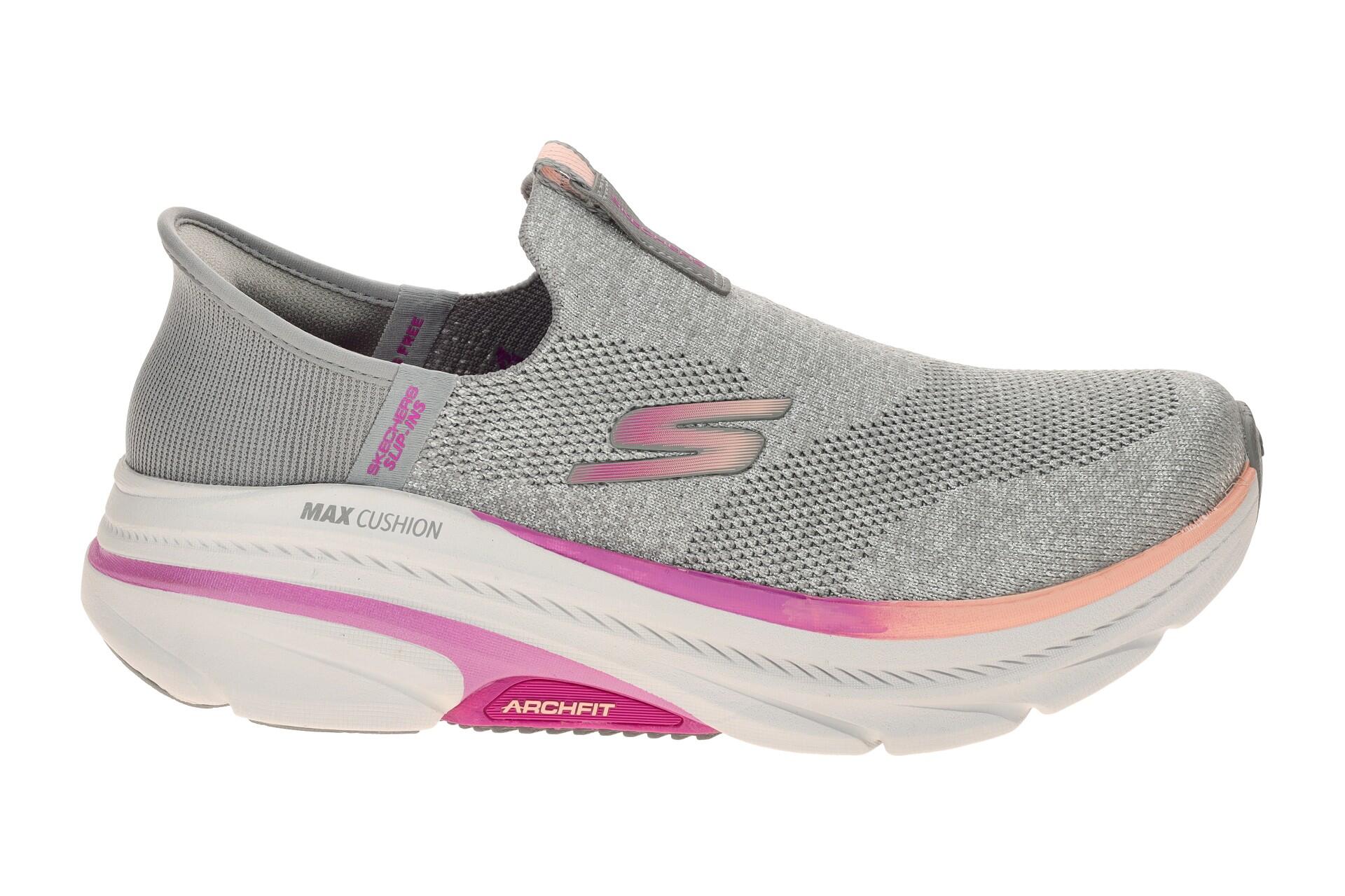 Skechers MAX CUSHIONING Schuhe grau Arch Fit SLIP-INs 128945 2/7