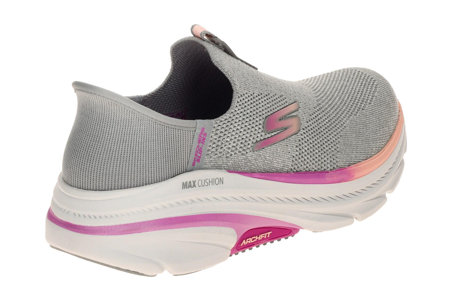 Skechers MAX CUSHIONING Schuhe grau Arch Fit SLIP-INs 128945 4/7