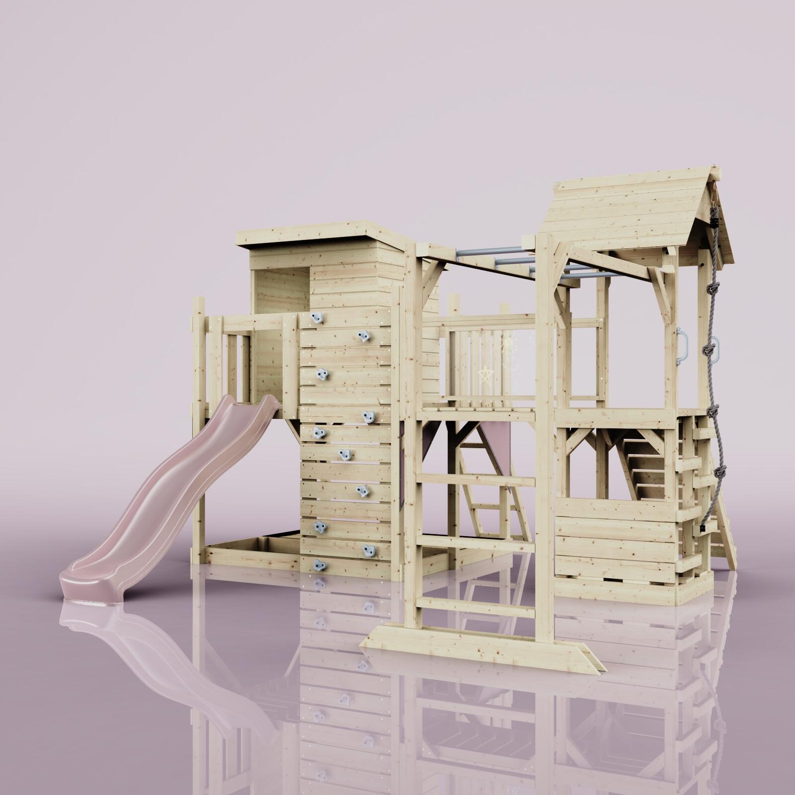 Spielturm Joost in Altrosa - 406 × 444 × 274 cm 5/5
