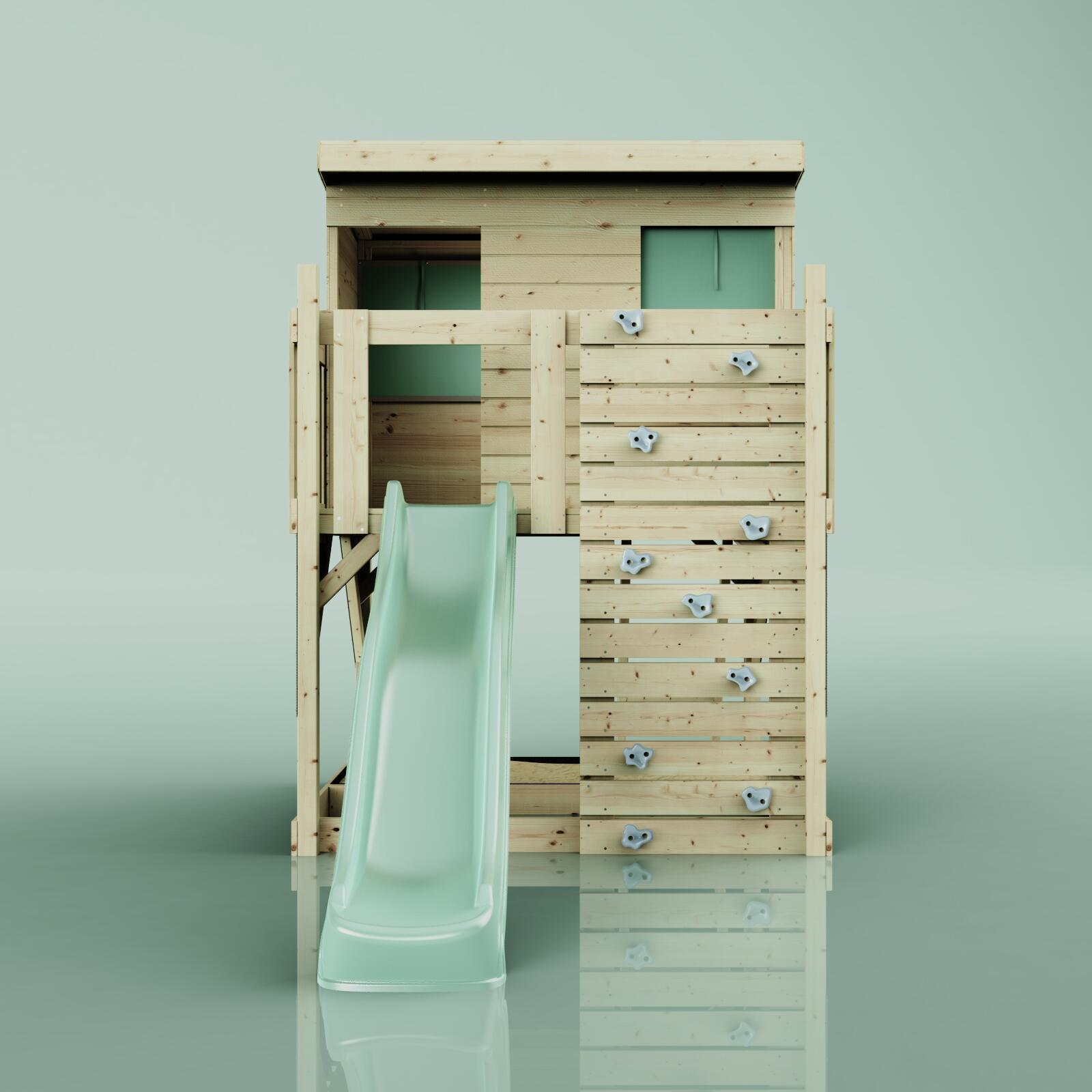 Stelzenhaus Polarstern in Mintgrün - 415 × 190 × 260 cm 2/6