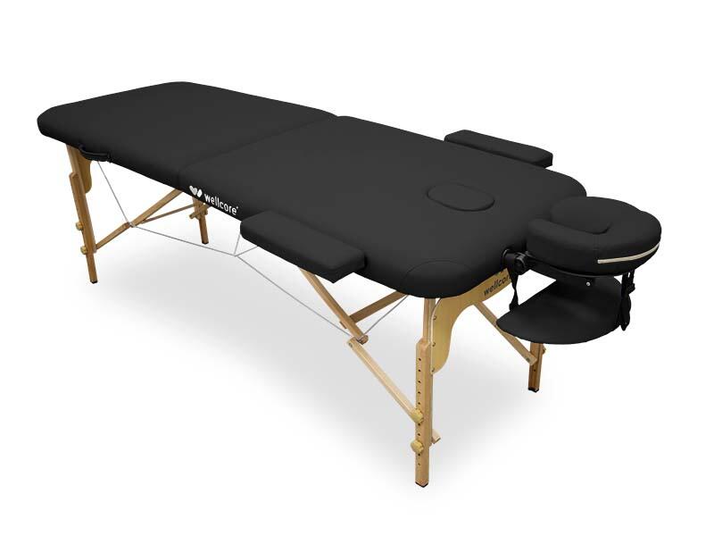 WELLCORE Lettino da massaggio pieghevole in legno WELLCORE 185 x 65 cm