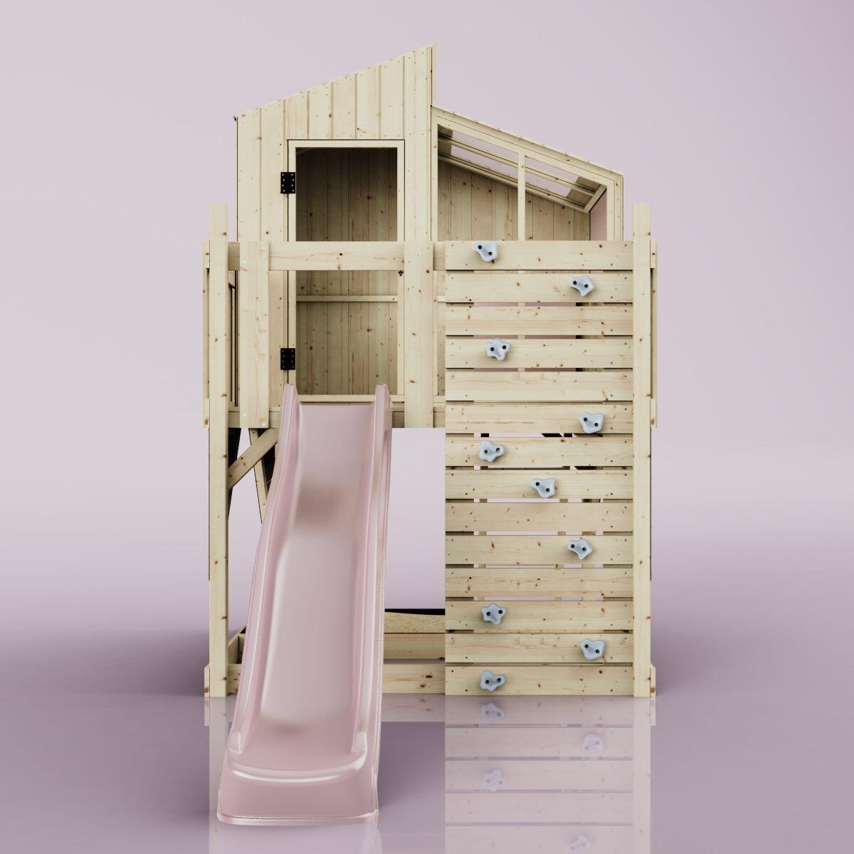 Stelzenhaus Komet in Altrosa - 414 × 190 × 291 cm 2/6