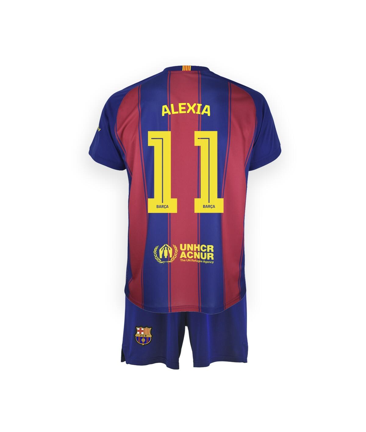 Camisola Alexia Principal FC Barcelona Réplica Oficial 25/26 - Criança 3/7