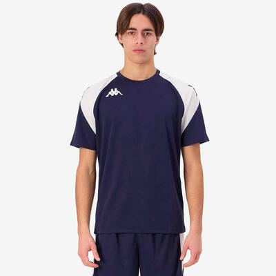 Maglie gioco da uomo in poliestere riciclato blu da calcio